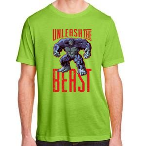 Gorilla Unleash The Beast Motivation Gym Mode Fitness Gift Adult ChromaSoft Performance T-Shirt