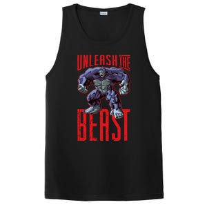 Gorilla Unleash The Beast Motivation Gym Mode Fitness Gift PosiCharge Competitor Tank