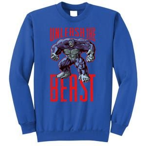 Gorilla Unleash The Beast Motivation Gym Mode Fitness Gift Sweatshirt