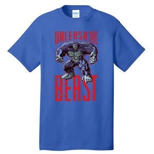 Gorilla Unleash The Beast Motivation Gym Mode Fitness Gift Tall T-Shirt