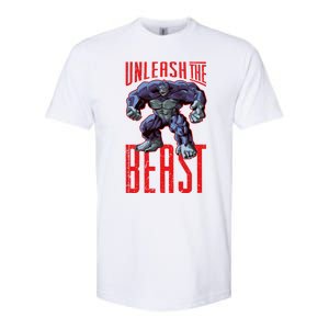 Gorilla Unleash The Beast Motivation Gym Mode Fitness Gift Softstyle CVC T-Shirt