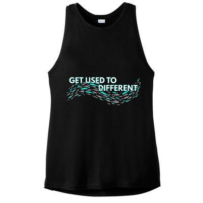 Get Used To Different X Chosen X Fish Against The Current Ladies PosiCharge Tri-Blend Wicking Tank