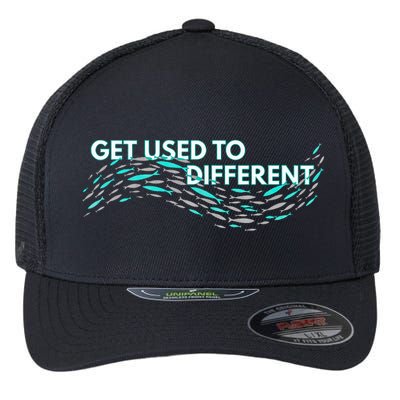 Get Used To Different X Chosen X Fish Against The Current Flexfit Unipanel Trucker Cap