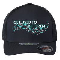 Get Used To Different X Chosen X Fish Against The Current Flexfit Unipanel Trucker Cap