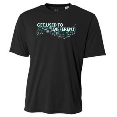 Get Used To Different X Chosen X Fish Against The Current Cooling Performance Crew T-Shirt