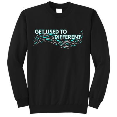 Get Used To Different X Chosen X Fish Against The Current Sweatshirt