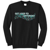 Get Used To Different X Chosen X Fish Against The Current Sweatshirt