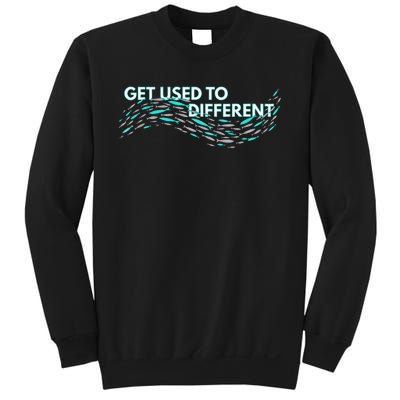 Get Used To Different X Chosen X Fish Against The Current Sweatshirt