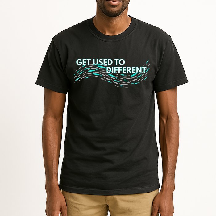 Get Used To Different X Chosen X Fish Against The Current Tall T-Shirt