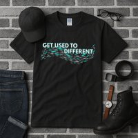 Get Used To Different X Chosen X Fish Against The Current Tall T-Shirt