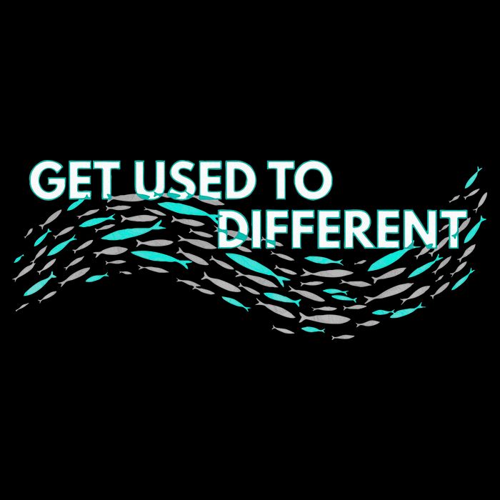 Get Used To Different X Chosen X Fish Against The Current Backpack
