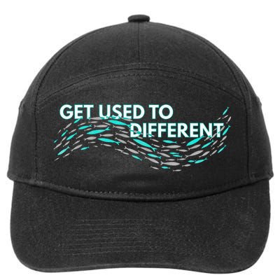 Get Used To Different X Chosen X Fish Against The Current 7-Panel Snapback Hat