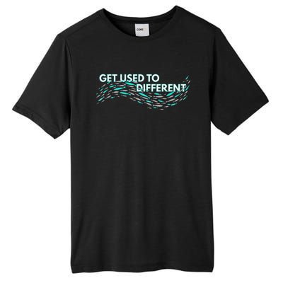 Get Used To Different X Chosen X Fish Against The Current Tall Fusion ChromaSoft Performance T-Shirt