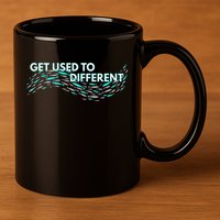 Get Used To Different X Chosen X Fish Against The Current 11oz C Handle Ceramic Mug