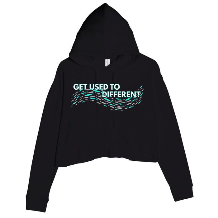 Get Used To Different X Chosen X Fish Against The Current Crop Fleece Hoodie