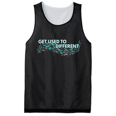 Get Used To Different X Chosen X Fish Against The Current Mesh Reversible Basketball Jersey Tank