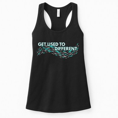 Get Used To Different X Chosen X Fish Against The Current Womens Tank Top