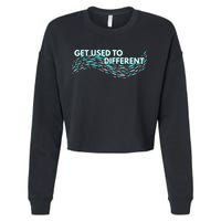 Get Used To Different X Chosen X Fish Against The Current Cropped Pullover Crew