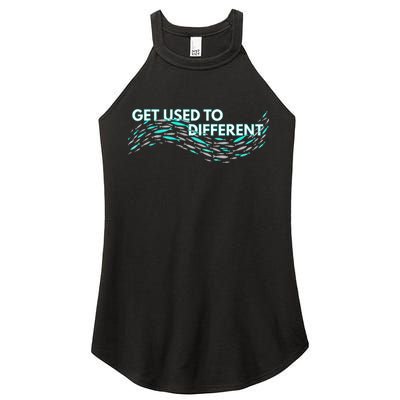 Get Used To Different X Chosen X Fish Against The Current Women's Perfect Tri Rocker Tank