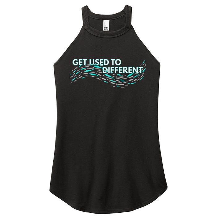 Get Used To Different X Chosen X Fish Against The Current Women's Perfect Tri Rocker Tank