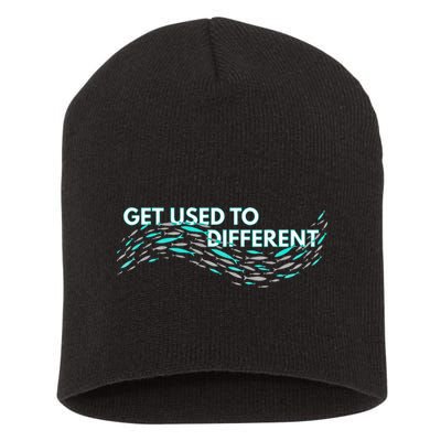 Get Used To Different X Chosen X Fish Against The Current Short Acrylic Beanie
