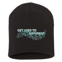 Get Used To Different X Chosen X Fish Against The Current Short Acrylic Beanie