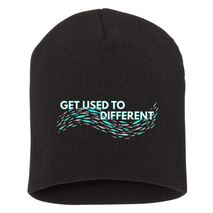 Get Used To Different X Chosen X Fish Against The Current Short Acrylic Beanie