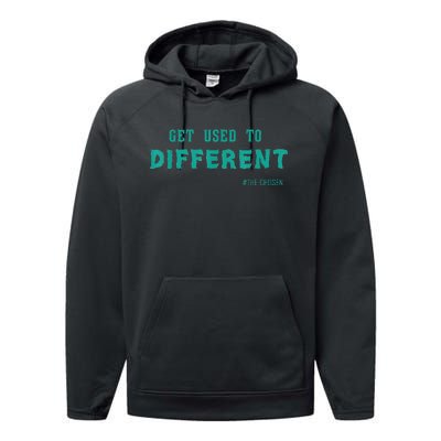 Get Used To Different Chosen Performance Fleece Hoodie