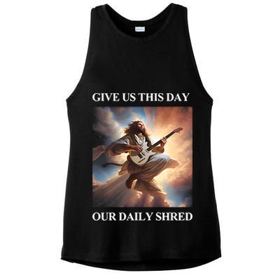 Give Us This Day Our Daily Shred Ladies PosiCharge Tri-Blend Wicking Tank