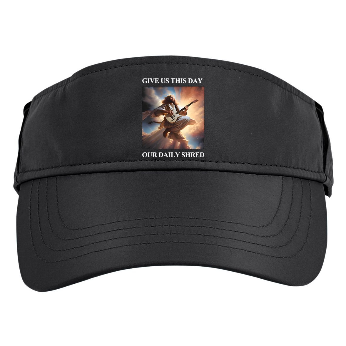 Give Us This Day Our Daily Shred Adult Drive Performance Visor