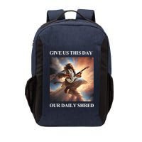 Give Us This Day Our Daily Shred Vector Backpack