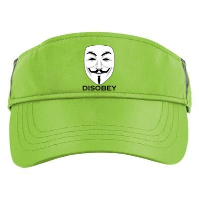 Guy Fawkes Mask Disobey Adult Drive Performance Visor