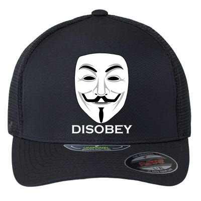 Guy Fawkes Mask Disobey Flexfit Unipanel Trucker Cap