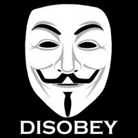 Guy Fawkes Mask Disobey Cooling Performance Crew T-Shirt
