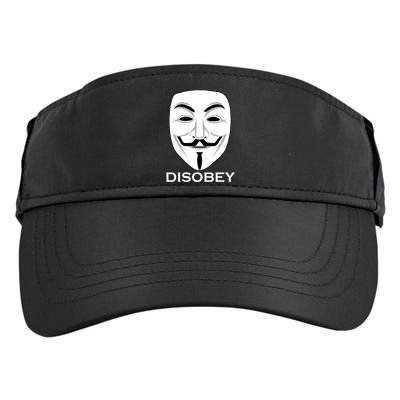 Guy Fawkes Mask Disobey Adult Drive Performance Visor