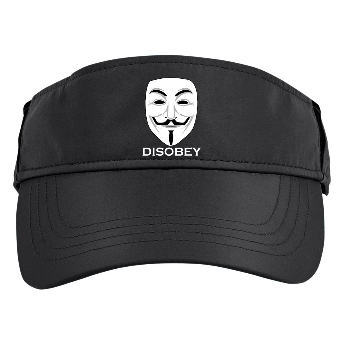 Guy Fawkes Mask Disobey Adult Drive Performance Visor