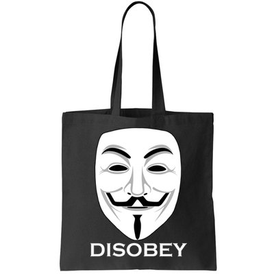 Guy Fawkes Mask Disobey Bag