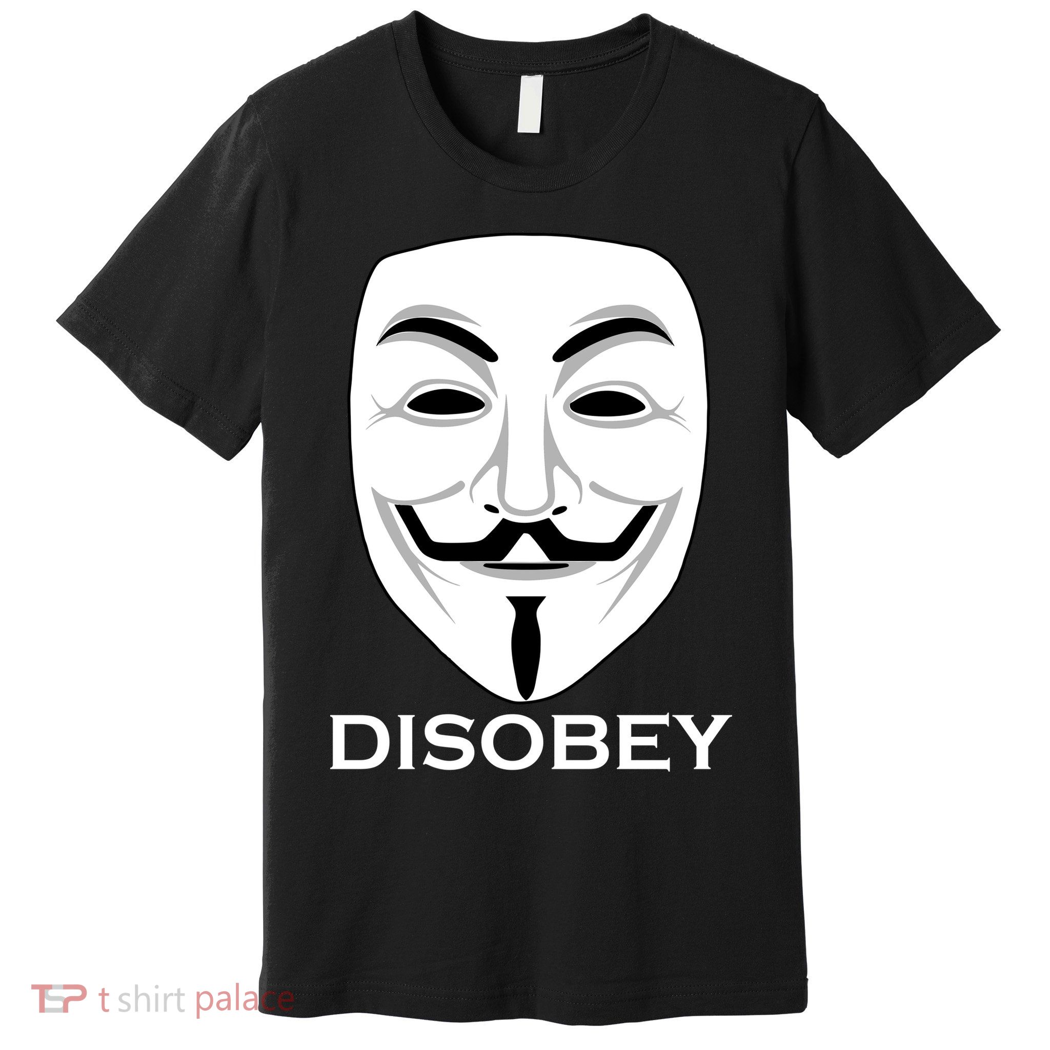 Guy Fawkes Mask Disobey Premium T-Shirt