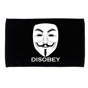 Guy Fawkes Mask Disobey Microfiber Hand Towel