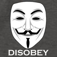 Guy Fawkes Mask Disobey Vector Backpack