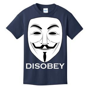 Guy Fawkes Mask Disobey Kids T-Shirt