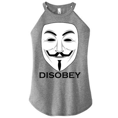 Guy Fawkes Mask Disobey Women’s Perfect Tri Rocker Tank