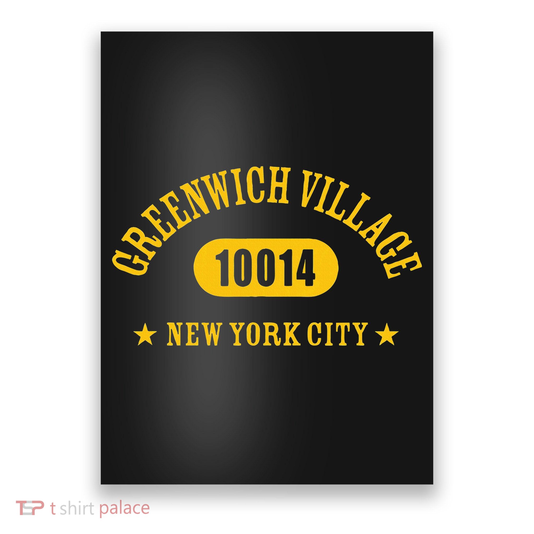 Greenwich Village 10014 New York City Nyc Athletic Design Poster
