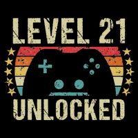 Gaming Vintage 21st Birthday Gift 21 Year Old Boy Girl Gamer Button