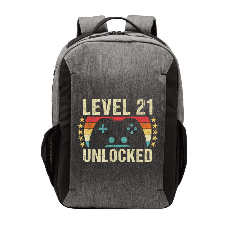 Gaming Vintage 21st Birthday Gift 21 Year Old Boy Girl Gamer Vector Backpack
