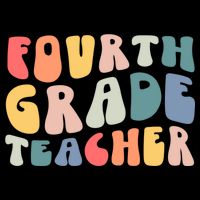 Groovy Vintage 4th Fourth Grade Teacher Back To School Visor