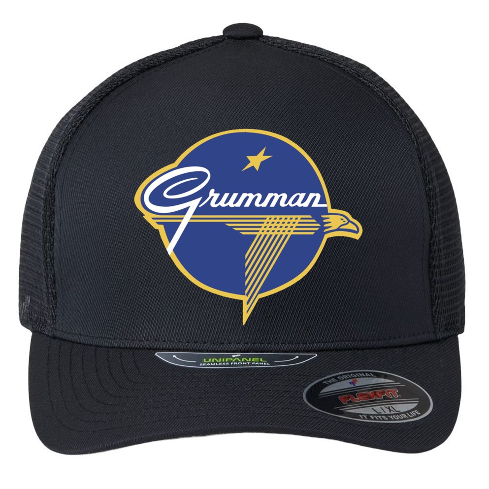 Grumman Vintage Aircraft Usa Flexfit Unipanel Trucker Cap