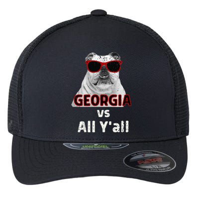 Georgia Vs All Yall Retro Vintage Flexfit Unipanel Trucker Cap