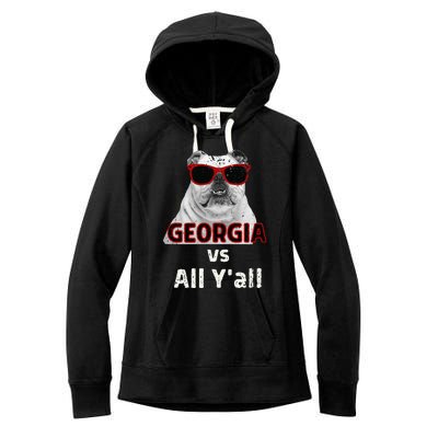 Georgia Vs All Yall Retro Vintage Women's Fleece Hoodie