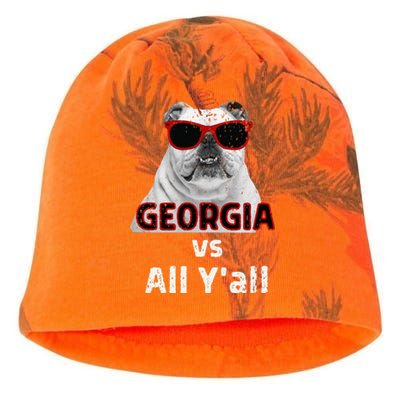 Georgia Vs All Yall Retro Vintage Kati - Camo Knit Beanie